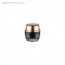 Winpack Luxury Empty 50g 30g Cream Glass Gradient Jar with Gold Cap